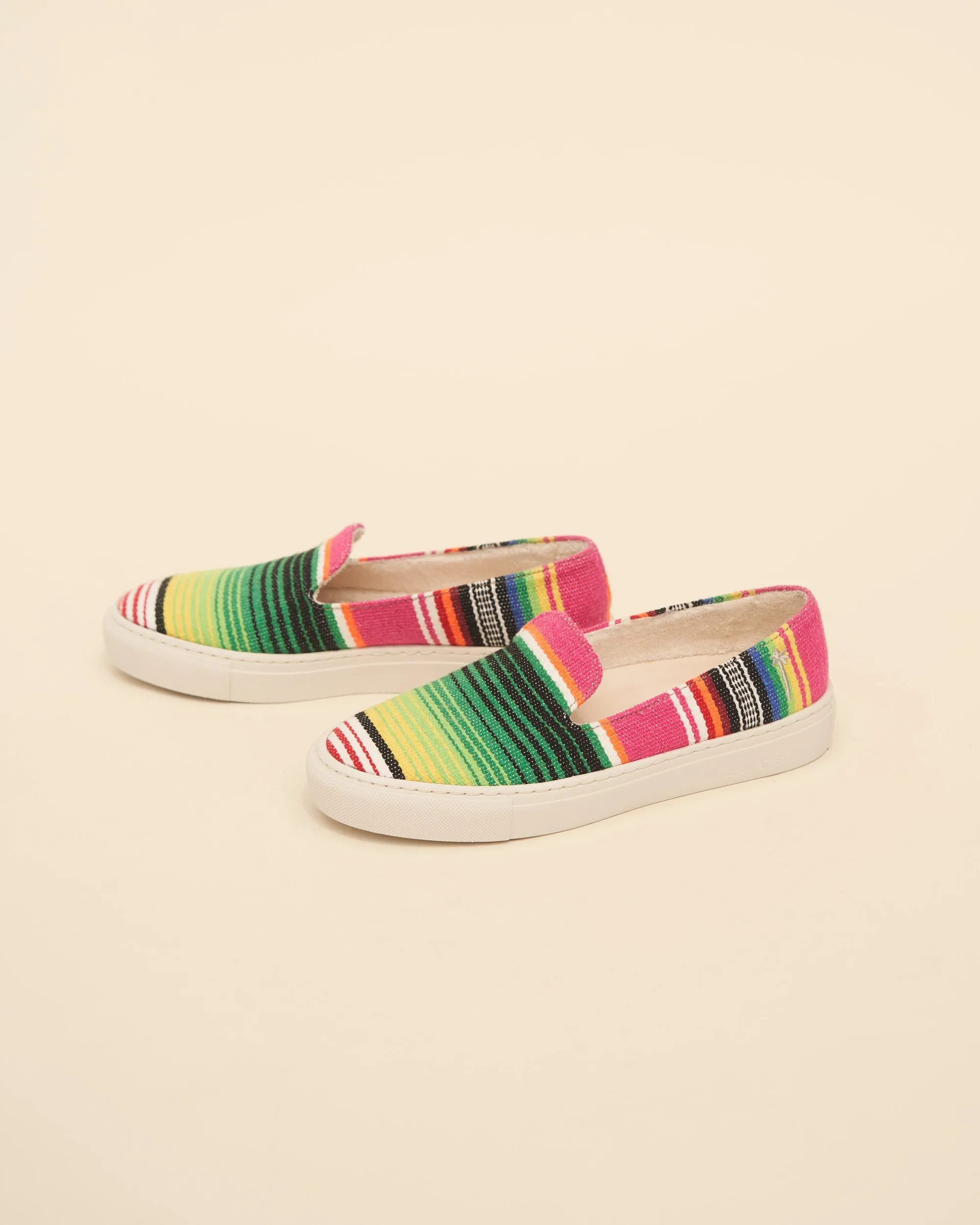 Mexi Blanket Slip-On - U56SO - Tulum Multicolor Stripes