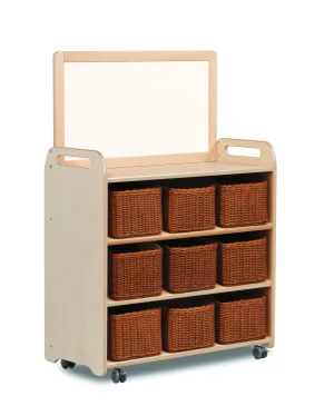 Millhouse Mobile Shelf Unit with Add-On