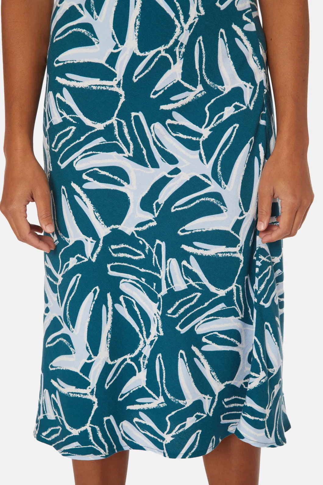 New Leaf Slip Skirt