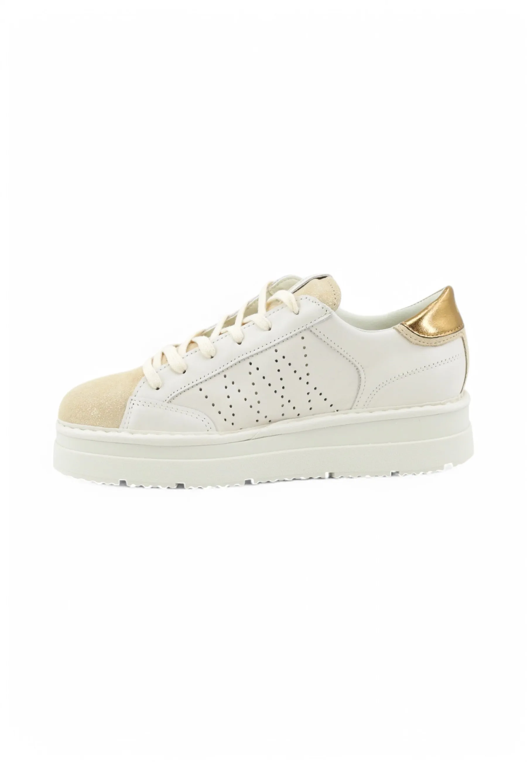 PAN CHIC Sneakers Donna Bianco Oro Glitter P89W010-01380040-PE25