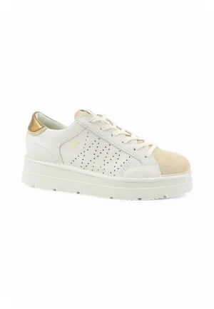 PAN CHIC Sneakers Donna Bianco Oro Glitter P89W010-01380040-PE25