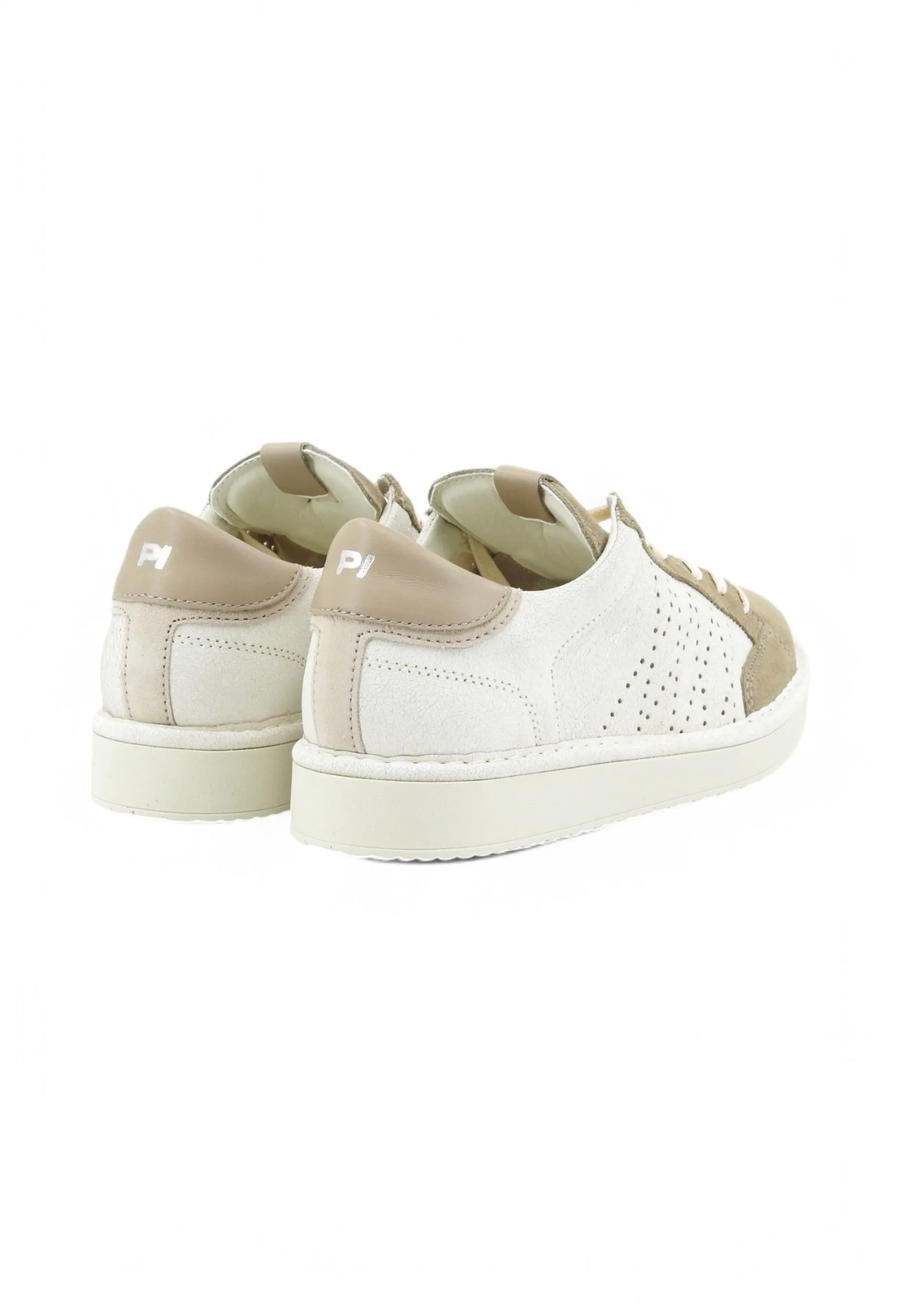 PAN CHIC Sneakers Uomo Bianco Beige P01M022-01342217-PE25