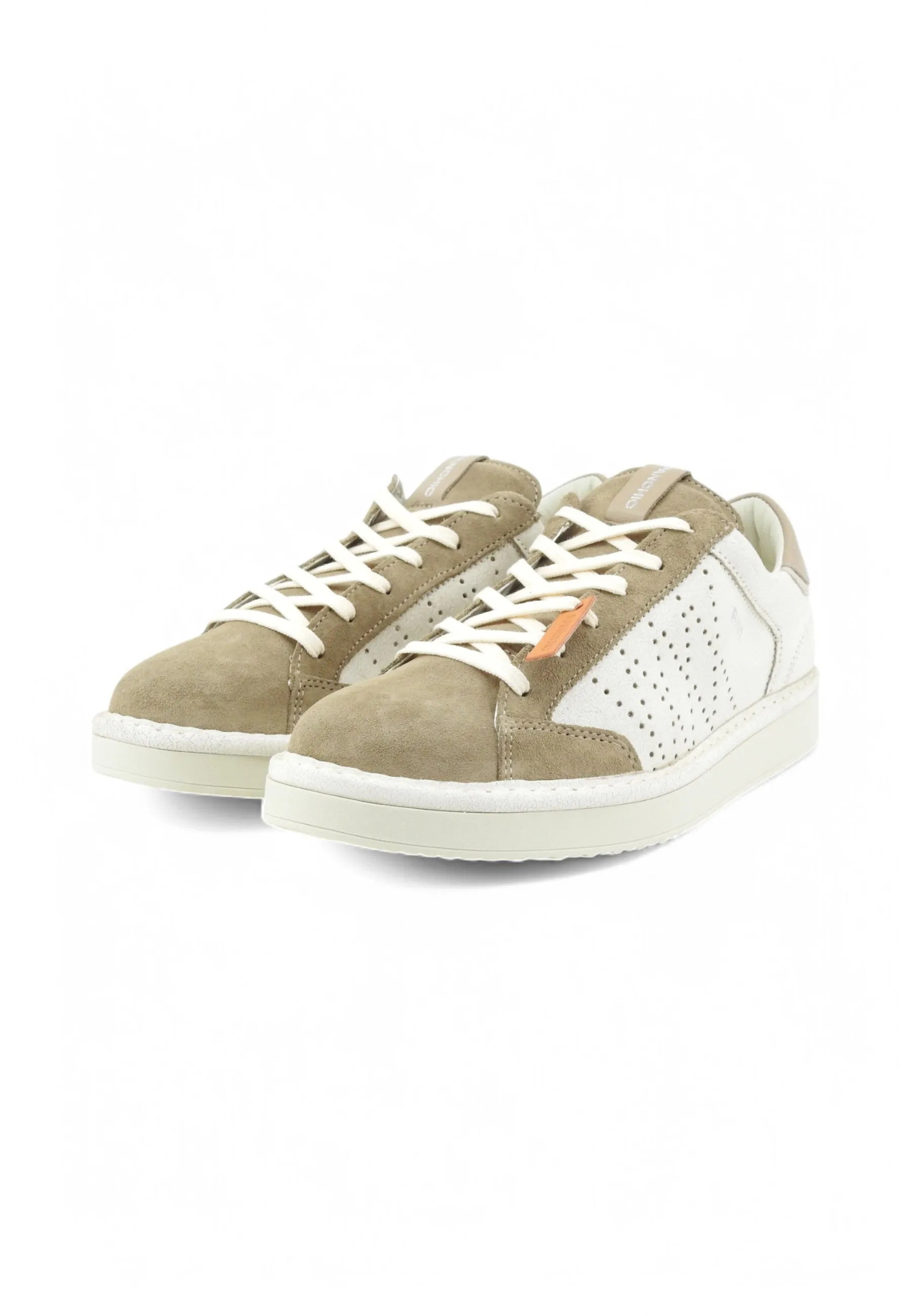 PAN CHIC Sneakers Uomo Bianco Beige P01M022-01342217-PE25