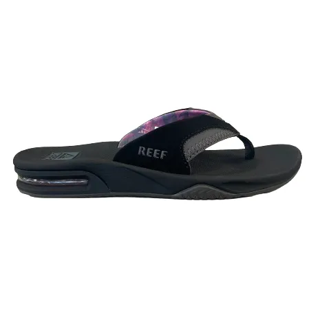 Reef Women's Fanning Sandal - Black/Grey - 40% OFF