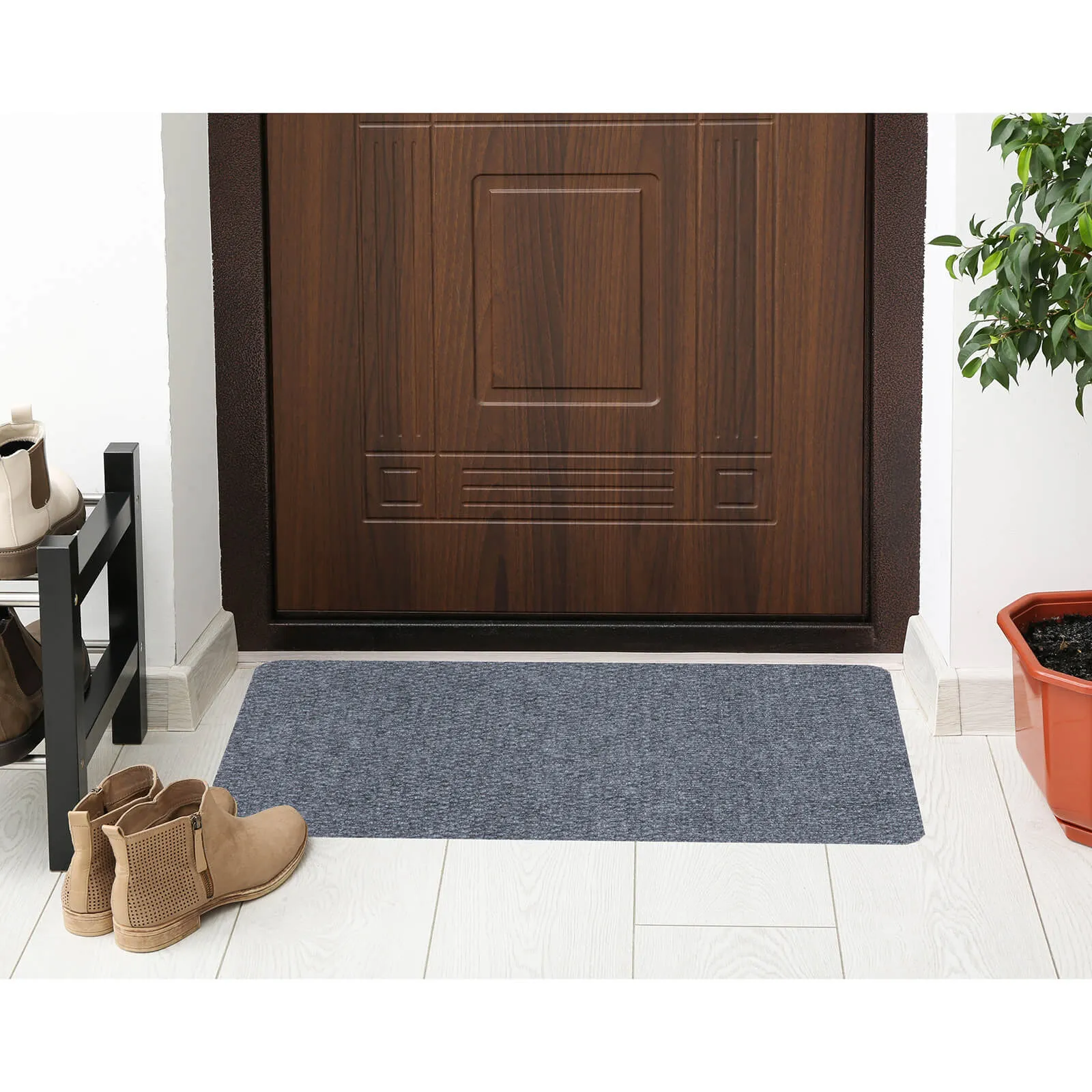 Rocket Doormat Absorbent Floor Mat Anti-Slip Easy Clean 58x40cm