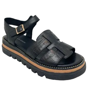 Simm  -  Black Croc
