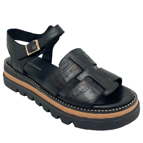 Simm  -  Black Croc