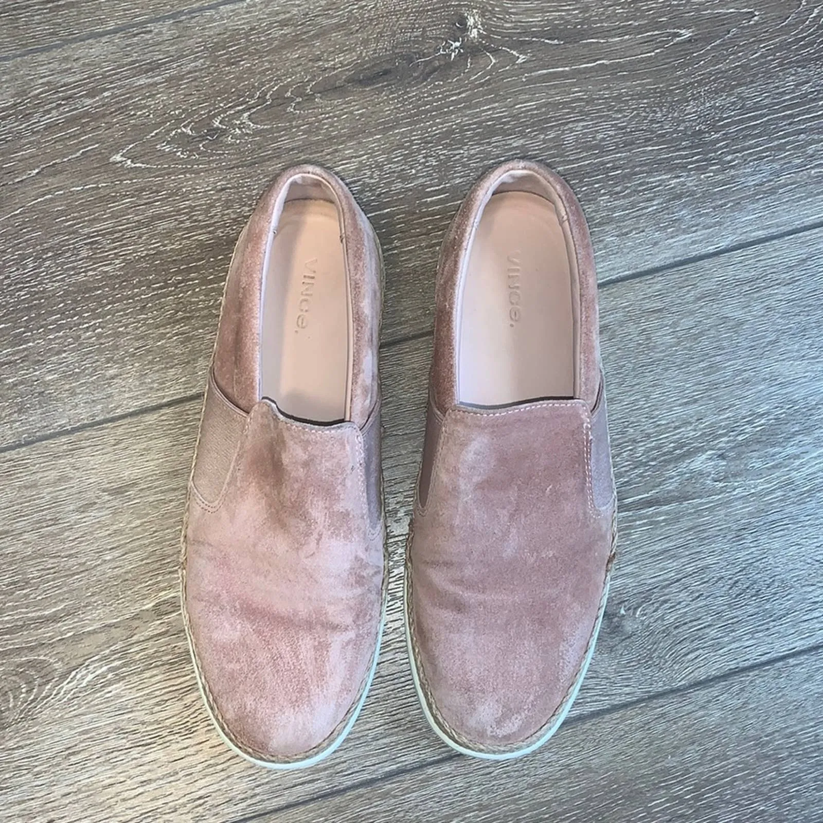 Size 7.5 VINCE Johan Espadrille Slip On Sneakers