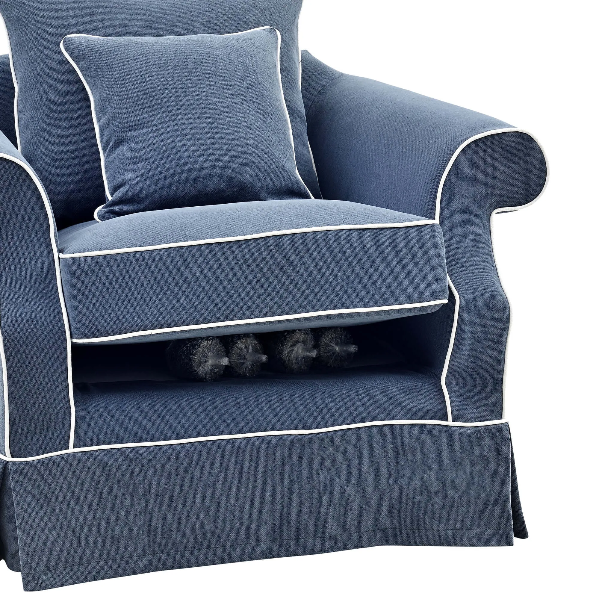 Slip Cover Only - Avalon Hamptons Armchair Navy
