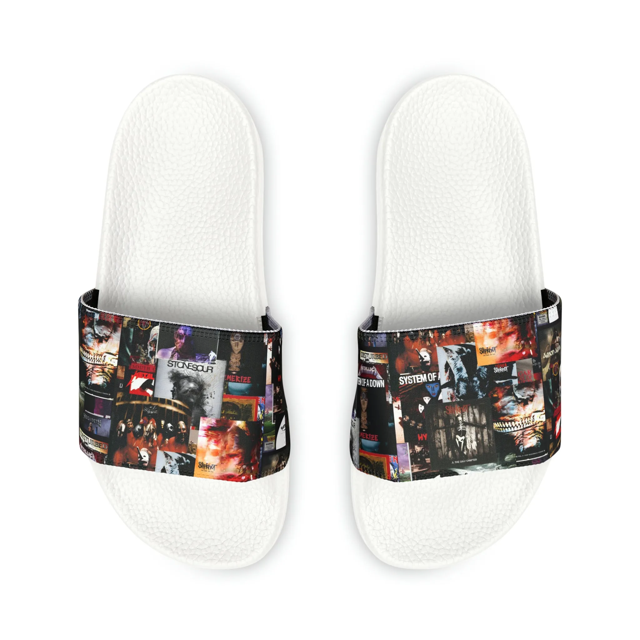 Slipknot Chaotic Album Art Collage Women's Slide Sandals
