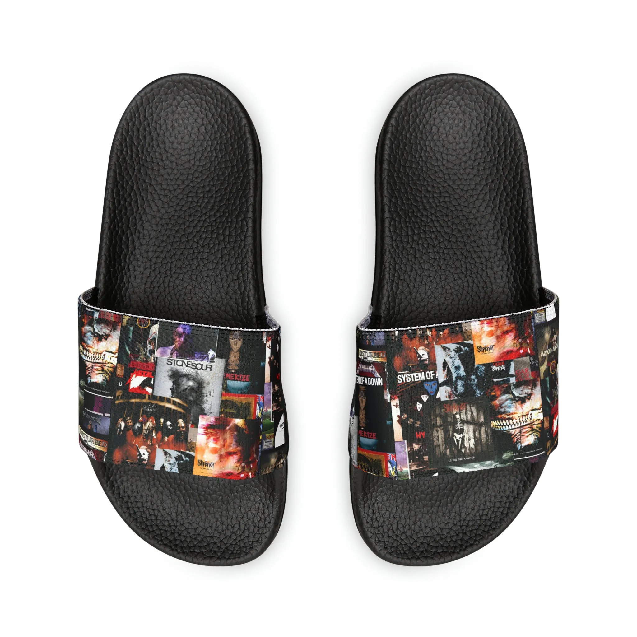 Slipknot Chaotic Album Art Collage Women's Slide Sandals