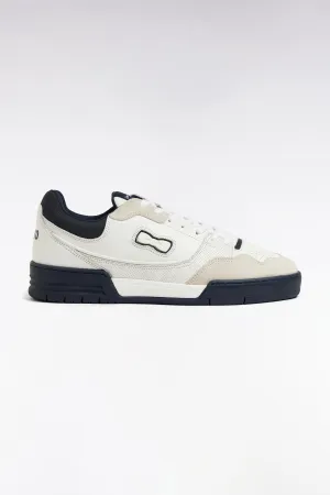 Sneakers EP10 en cuir blanches et marine