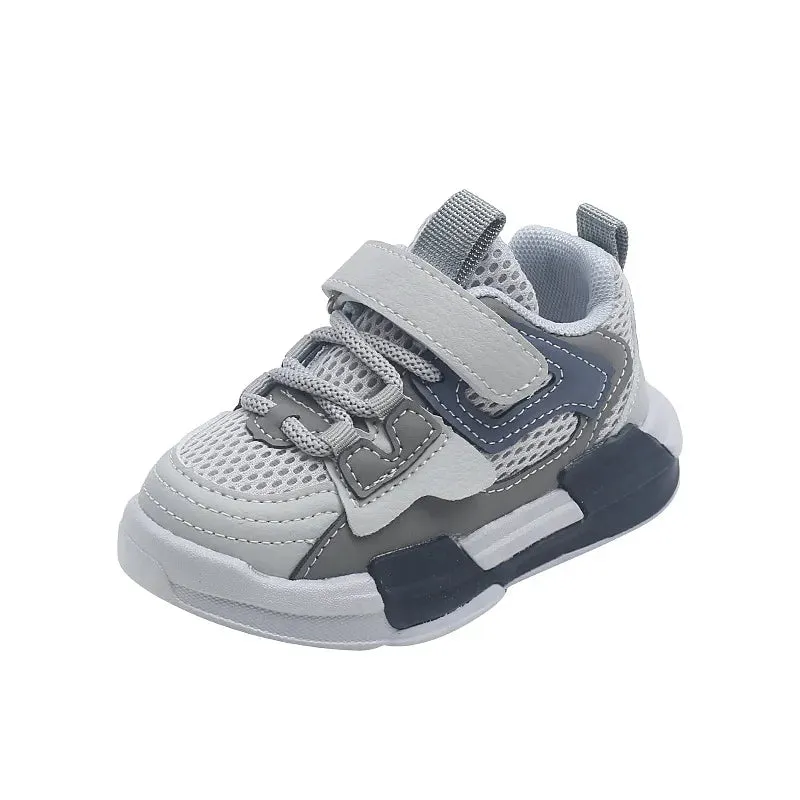 Sports Shoes Spring Flats for Boys Girls Soft Bottom Breathable