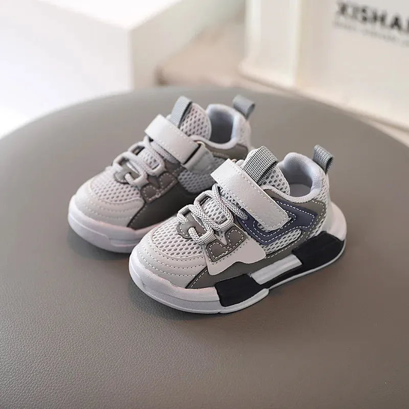Sports Shoes Spring Flats for Boys Girls Soft Bottom Breathable