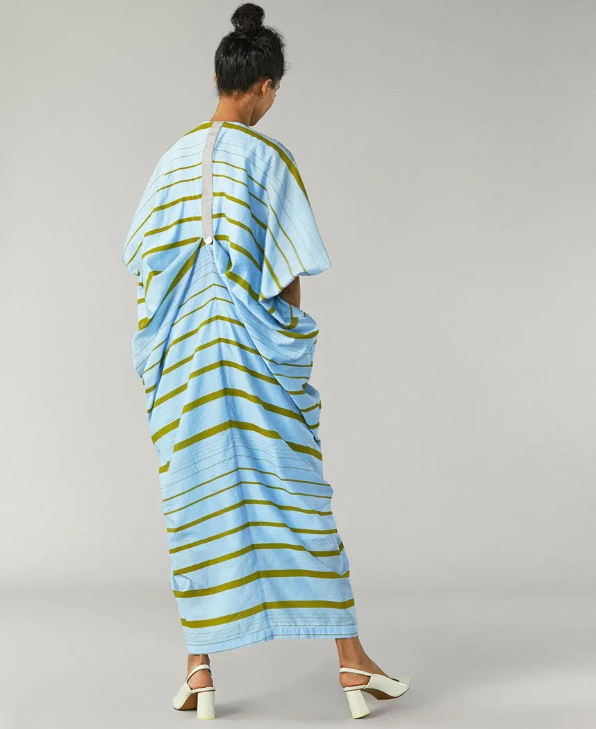 Striped Kaftan Dress