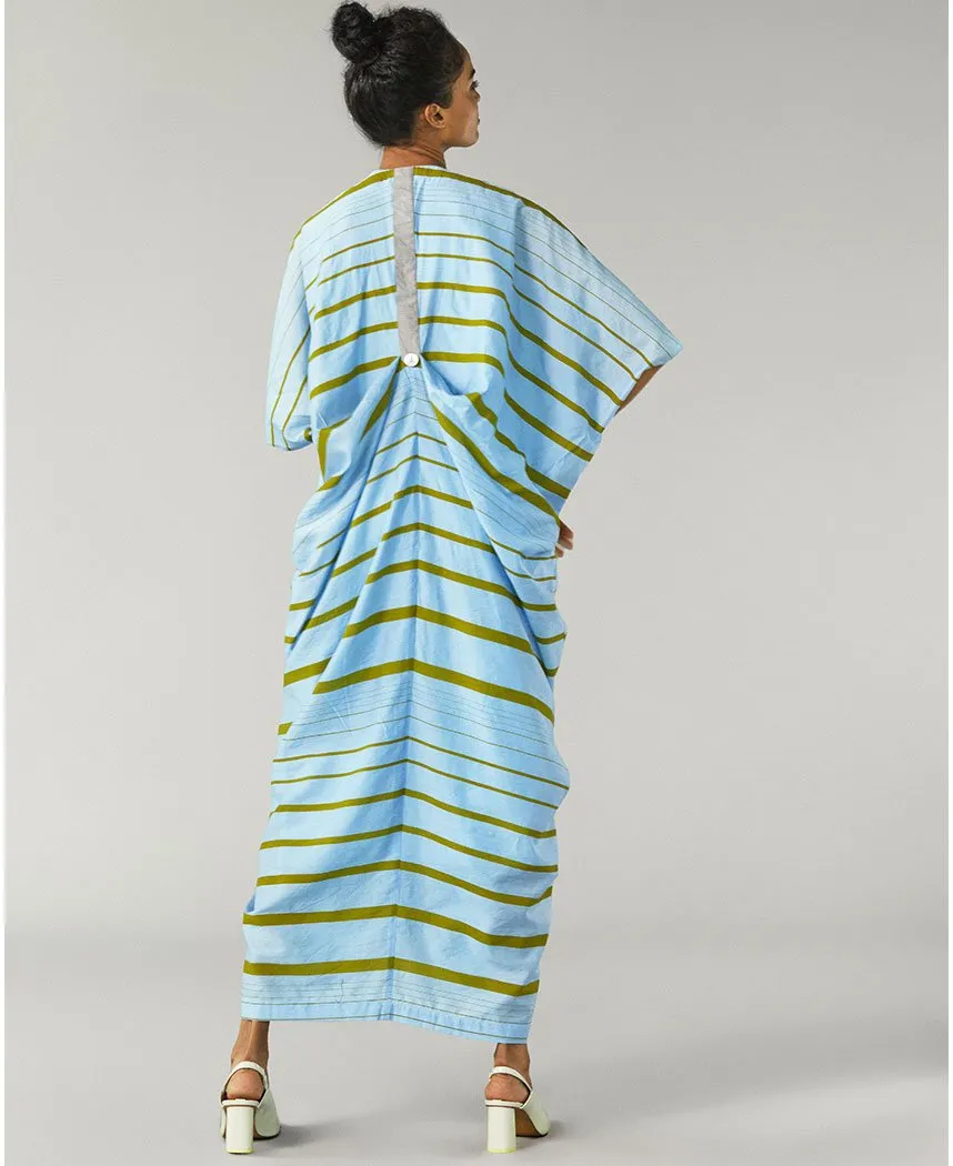 Striped Kaftan Dress