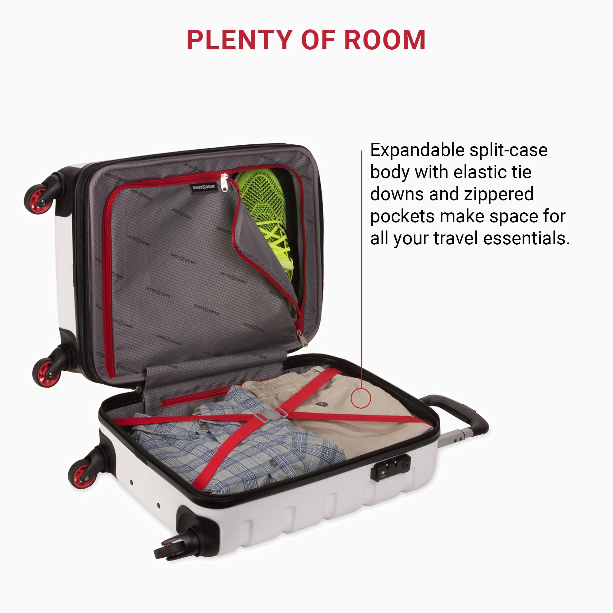 SwissGear 19-Inch Expandable Hardside Carry-On