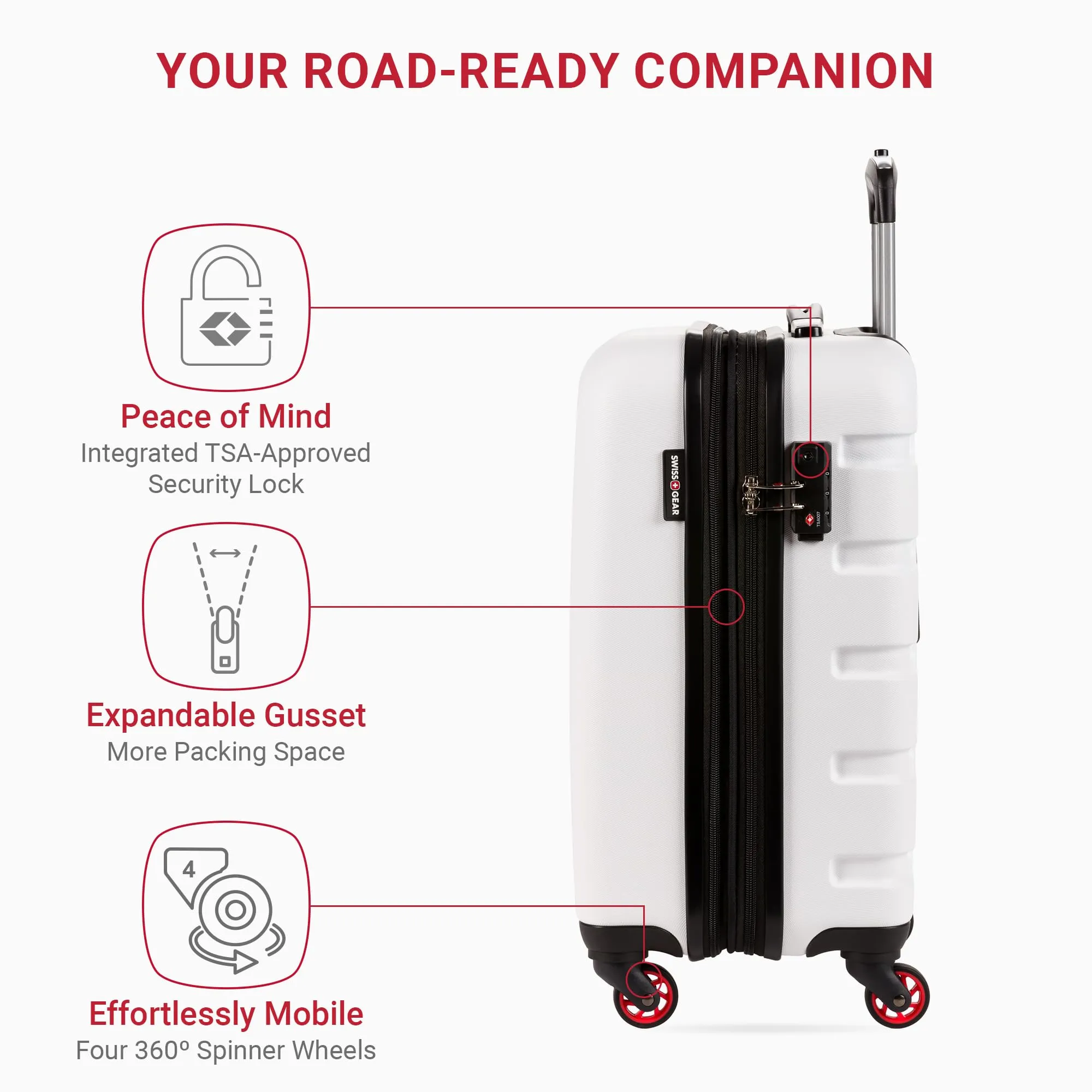SwissGear 19-Inch Expandable Hardside Carry-On