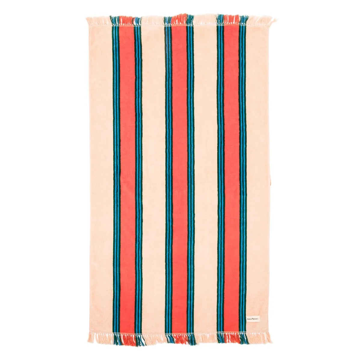 The Beach Towel - Bistro Dusty Pink Stripe
