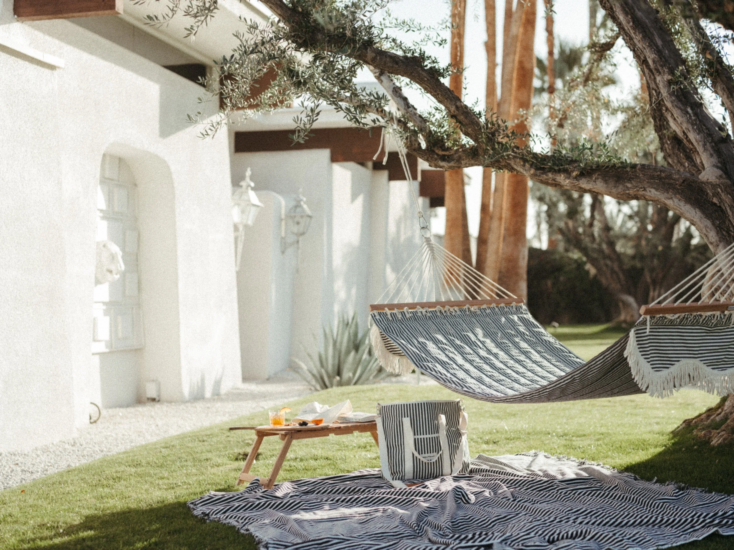 The Cooler Tote Bag - Lauren's Navy Stripe