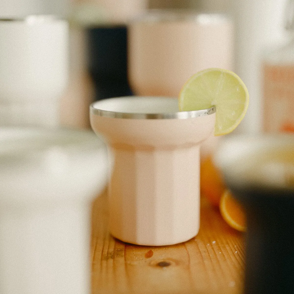 The Hemingway Drinkware - Coupe - Dusty Pink - 6 Oz / 177 ML