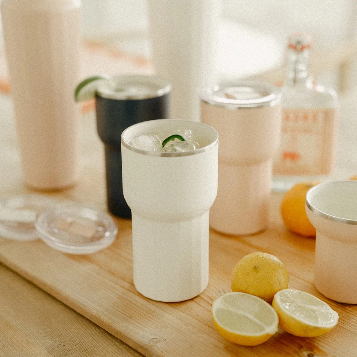 The Hemingway Drinkware - Highball - Antique White - 12 Oz / 475 ML