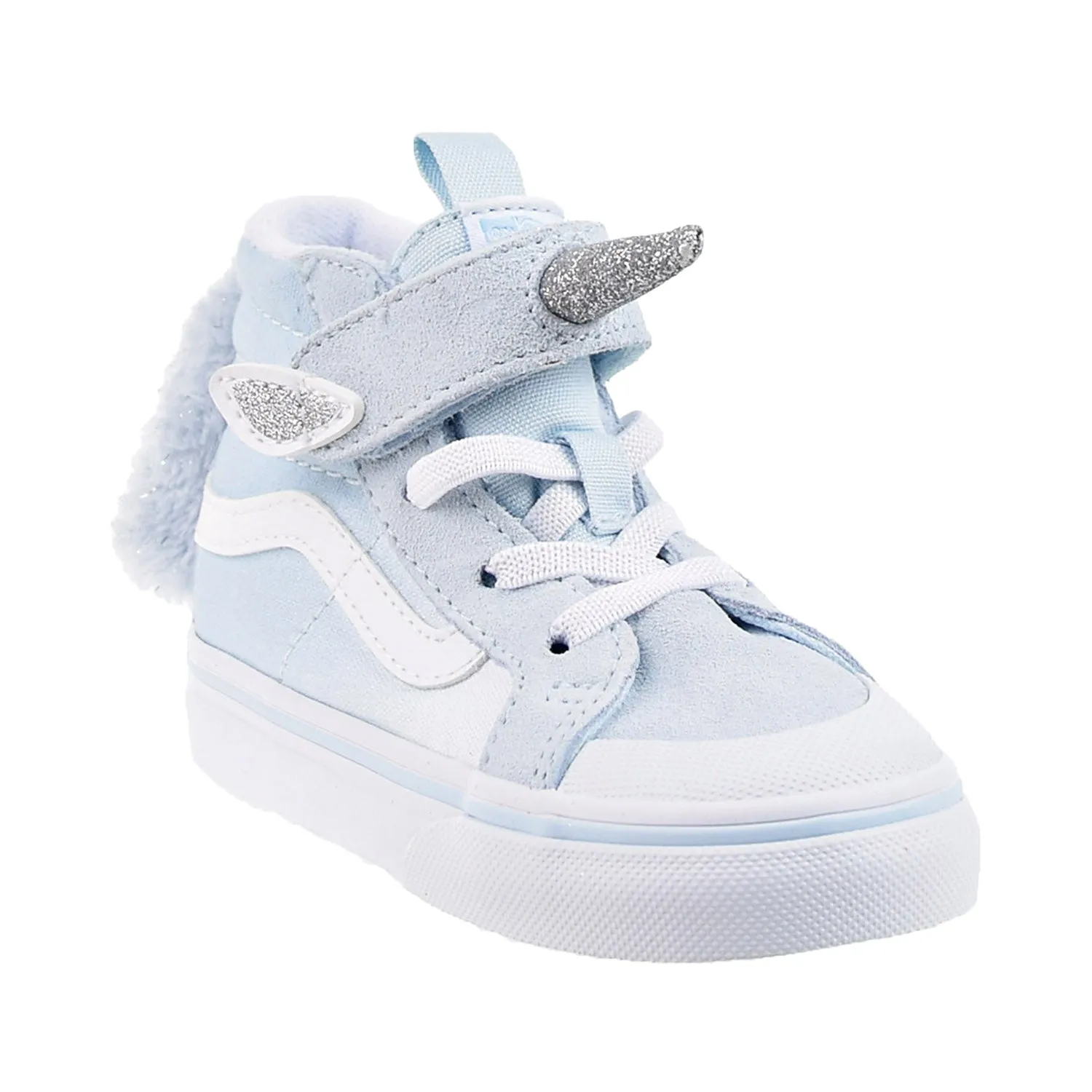Vans Unicorn Sk8-Hi Toddlers Shoes Delicate Blue-Silver