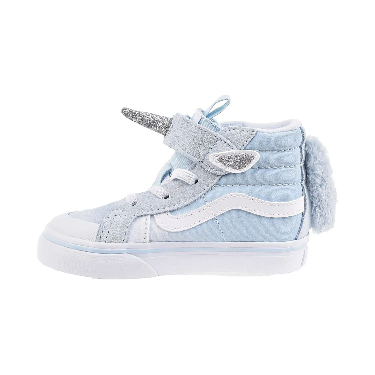 Vans Unicorn Sk8-Hi Toddlers Shoes Delicate Blue-Silver