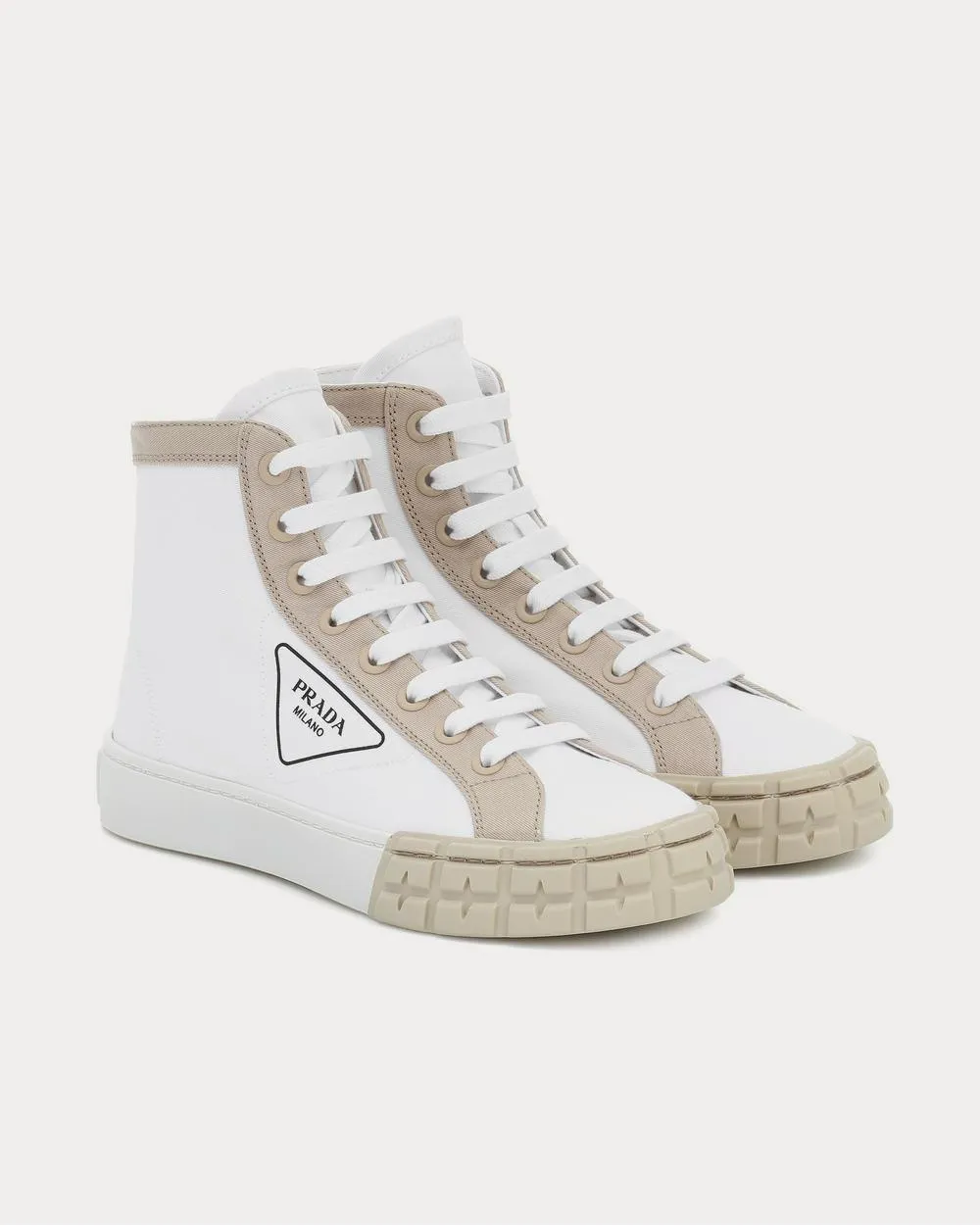 Wheel Bianco Corda High Top Sneakers