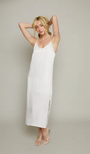 Zoey Silky Midi Slip Dress